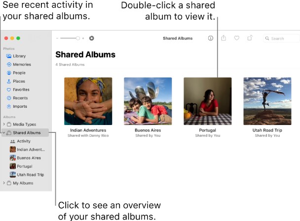 download icloud videos from shared album on mac