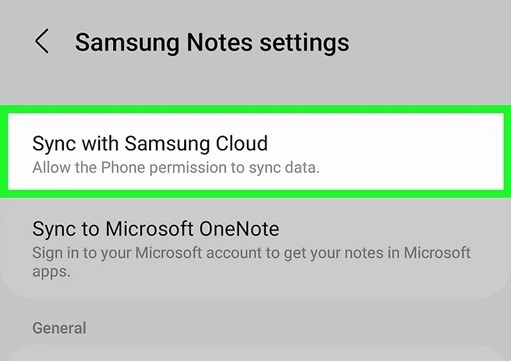 how to sync samsung notes to pc