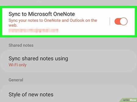 how to sync samsung notes to pc via microsoft onenote