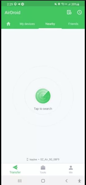 airdroid для передачи данных с Android на iphone 