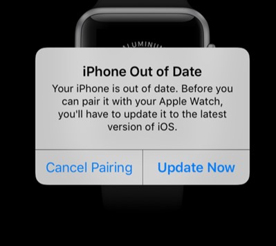 iphone os is out of date