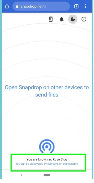 airdrop samsung iphone with snapdrop 