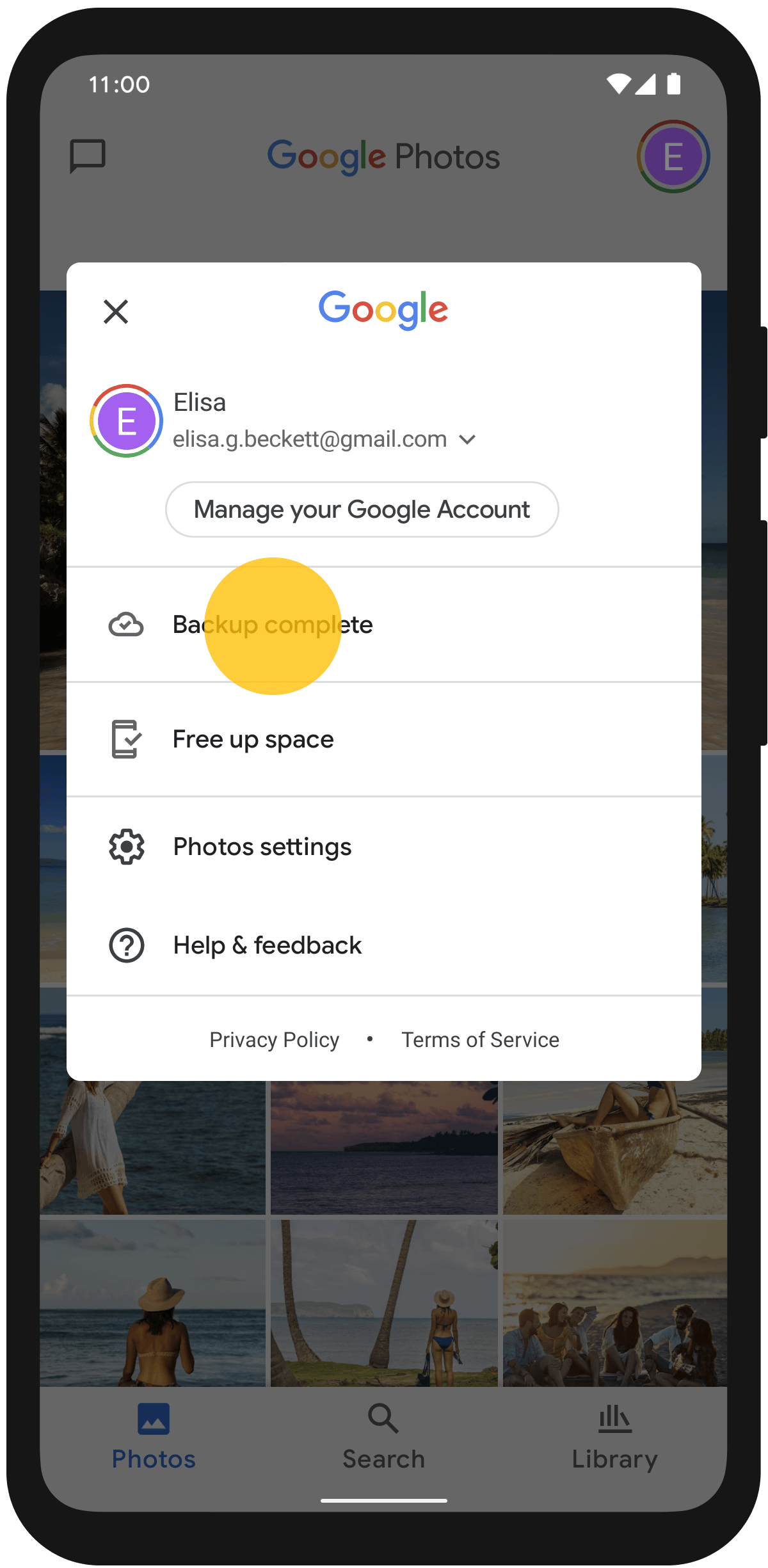 cómo hacer una copia de seguridad en google photos 