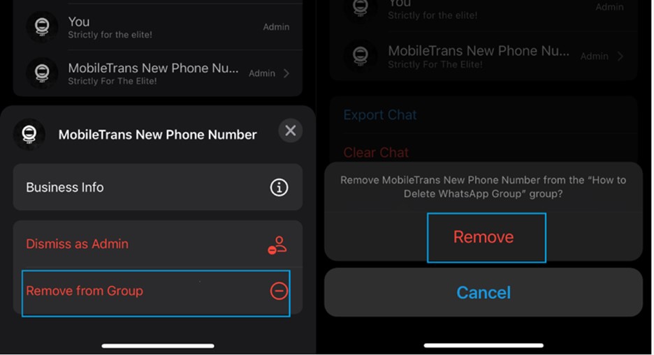 how to remove whatsapp group participants to delete a whatsapp group 