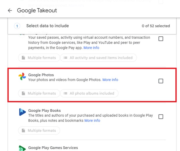 como descargar todas las fotos de google al pc mediante google takeout