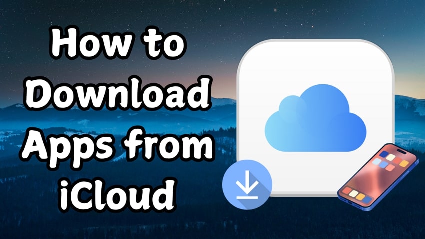 restore apps from icloud