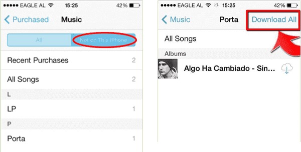 descarga música de icloud desde tu tienda itunes