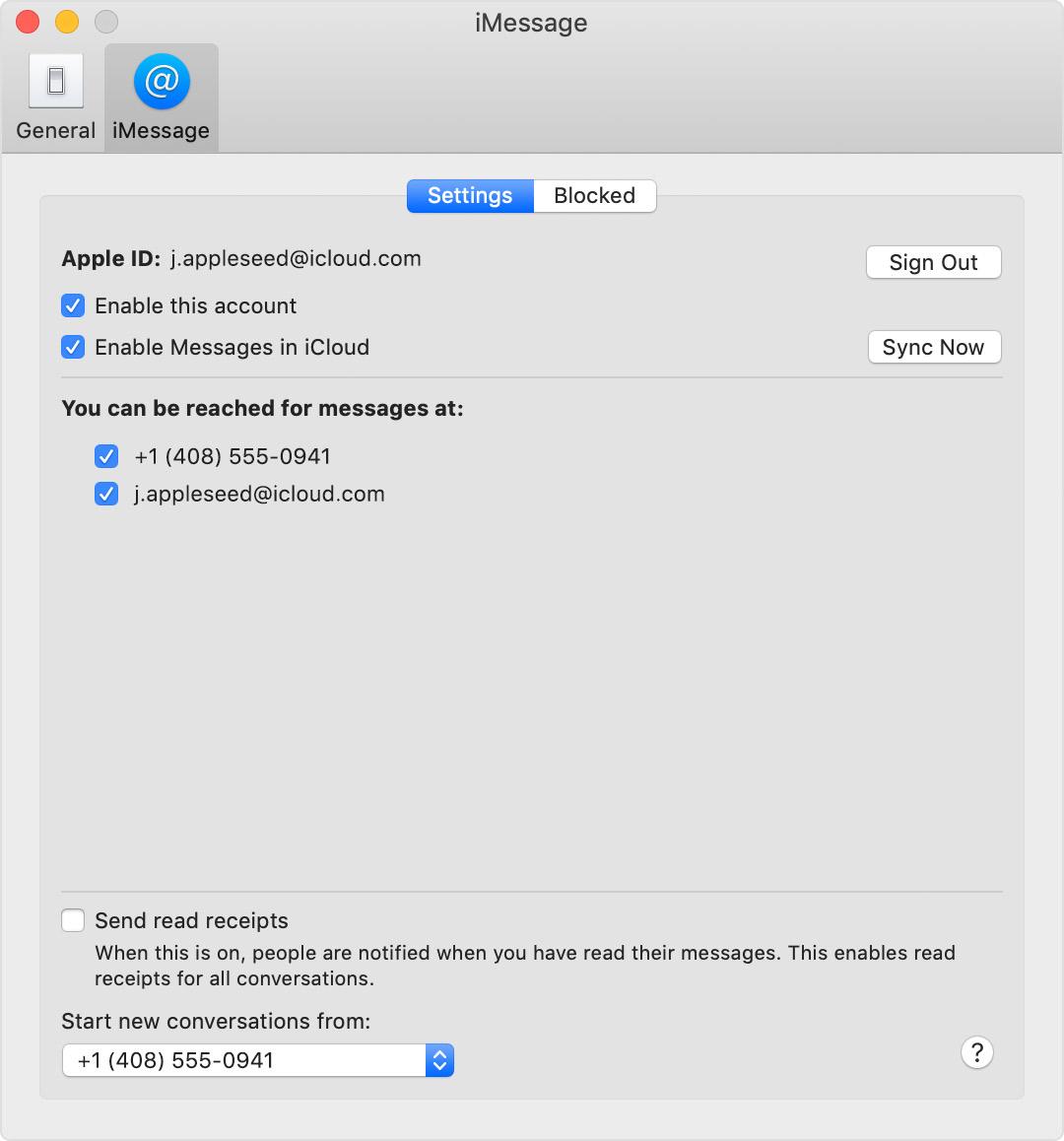 enable imessage on mac 