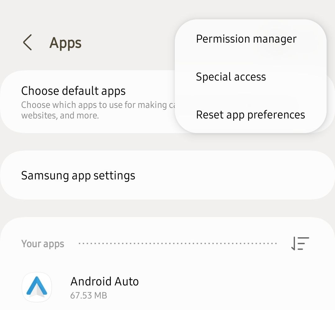 reset app preferences