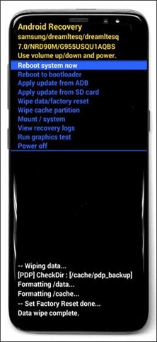 samsung phone wipe data factory reset 