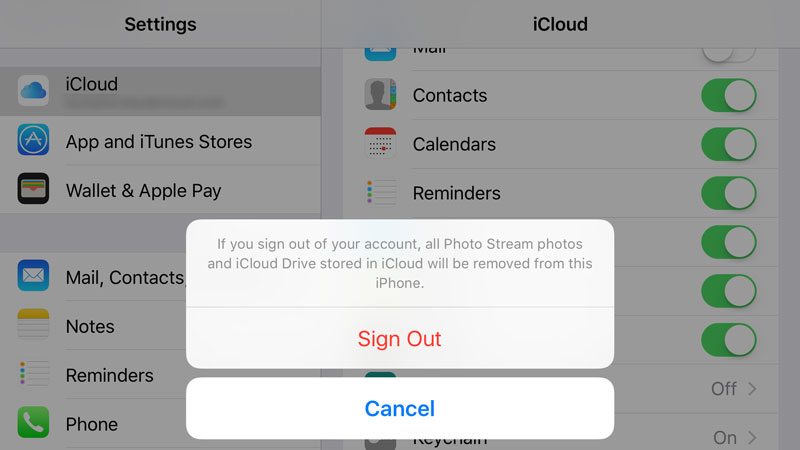 sign out and sign in icloud if your icloud syncing paused