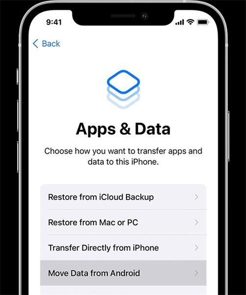 move data from android with move to ios code