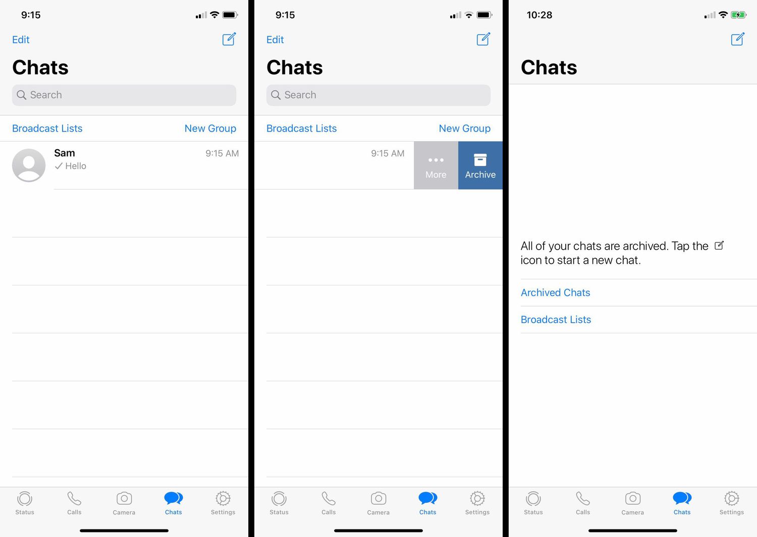 archive chats iphone to hide whatsapp chats on iphone