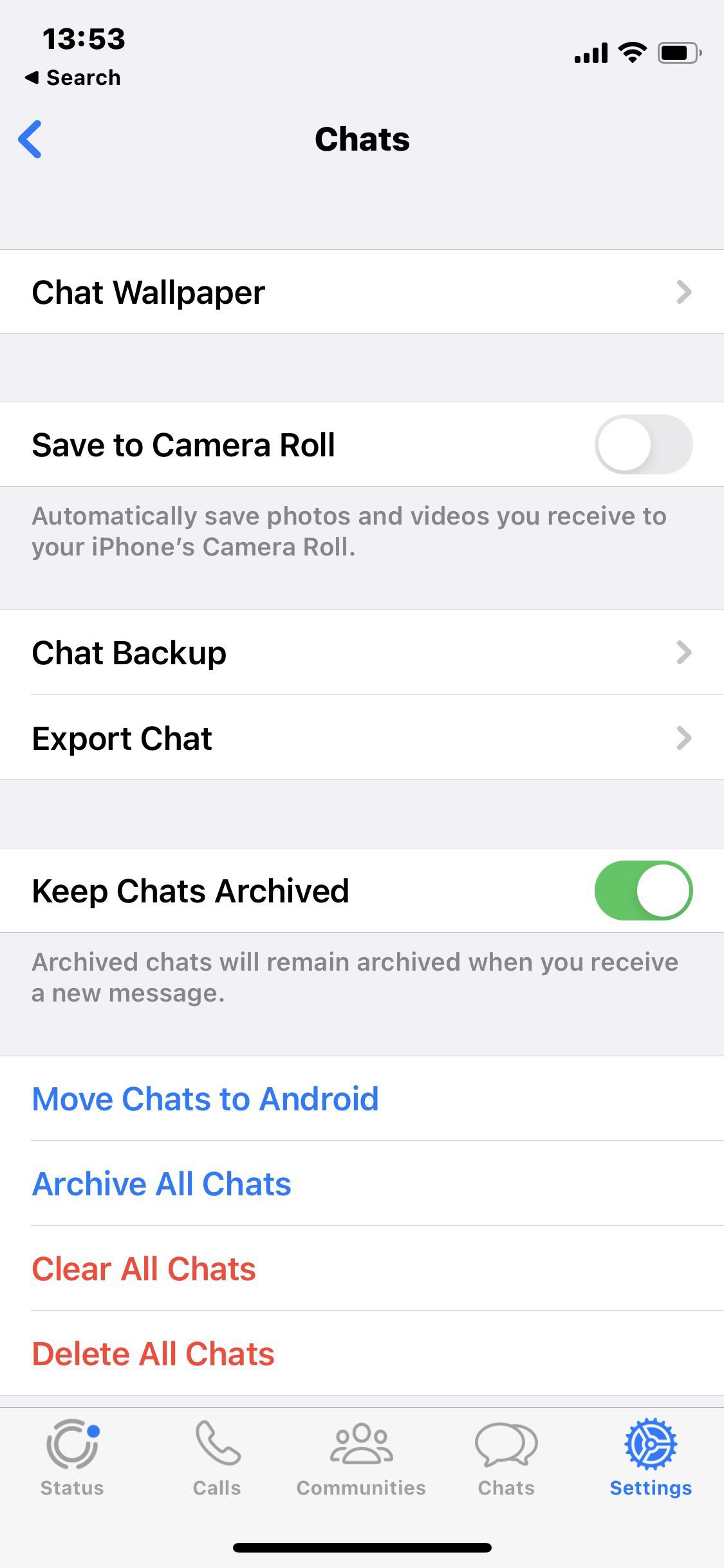 keep chats archived iphone to hide chat in whatsapp app