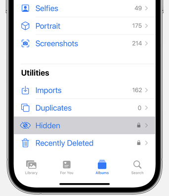 how to lock photos on iphone and check out hidden album on iphone