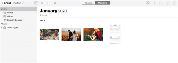 come salvare foto su icloud