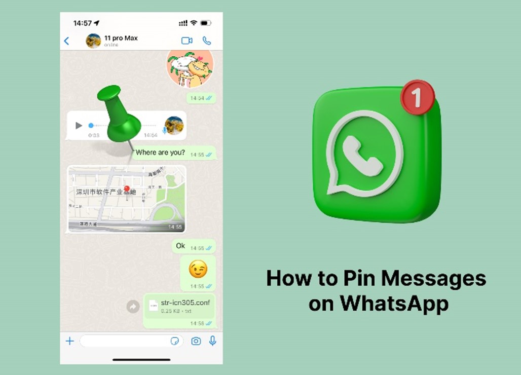 [2024] Узнайте, как закреплять сообщения в WhatsApp