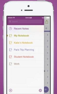 how to print notes from iphone via the onenote app 