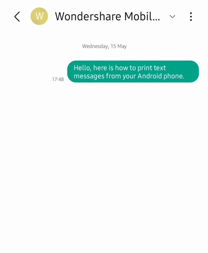 how to screenshot messages on android and print texts from android