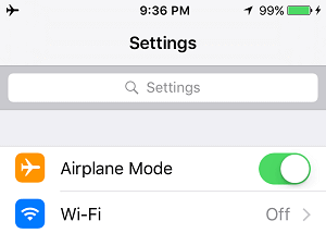 enable airplane mode to read whatsapp messages without opening whatsapp