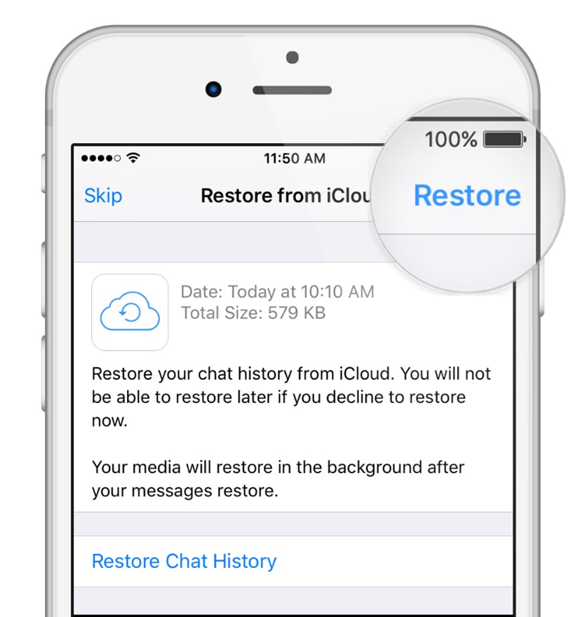 how to recover deleted whatsapp messages of one contact on iphone