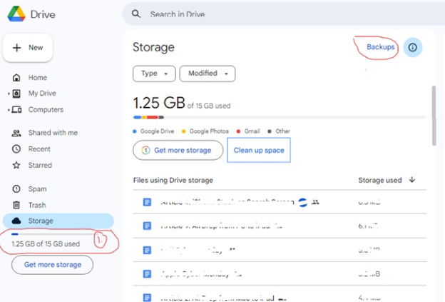 sign in to your google drive and go to backups to check whatsapp business backup google drive