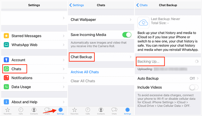 iphone chat backup whatsapp 