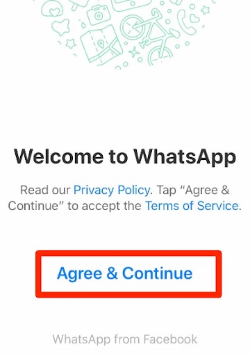install and set up whatsapp business to restore a google drive backup
