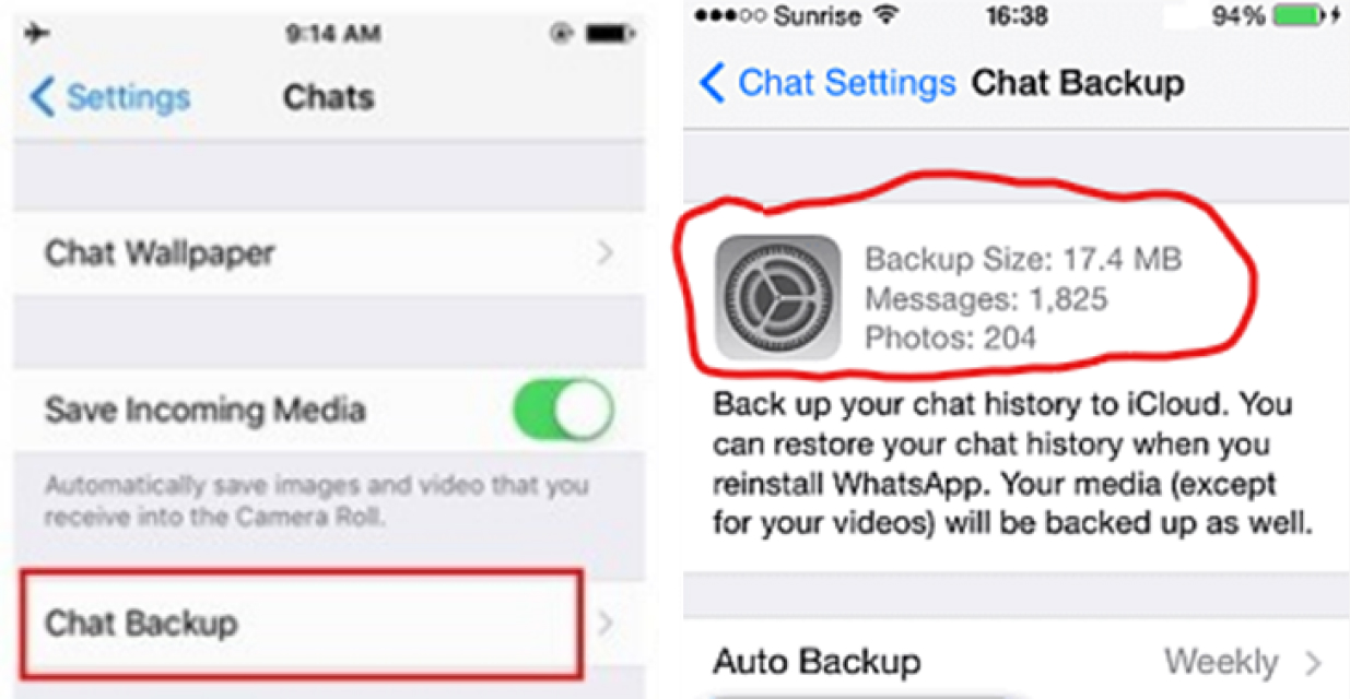 check if you have a whatsapp business backup on icloud to restore