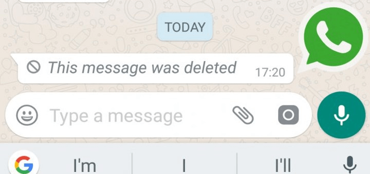 whatsapp deleted messages