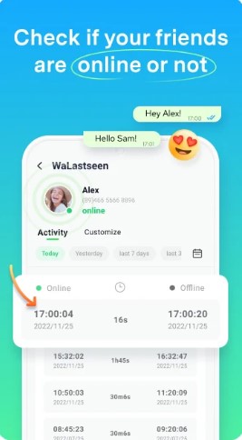 смотрите онлайн-статус вашего целевого пользователя whatsapp с помощью walastseen