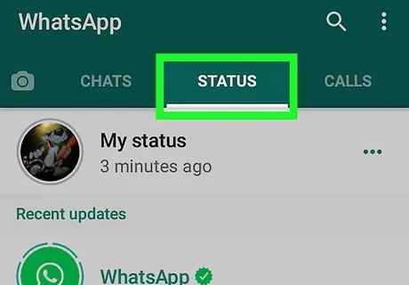 android whatsapp status