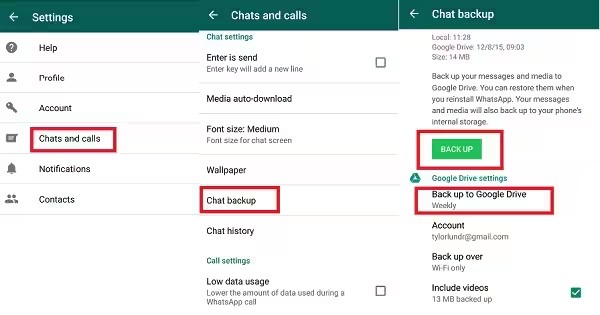 track someone on whatsapp by restoring their backup on your google drive