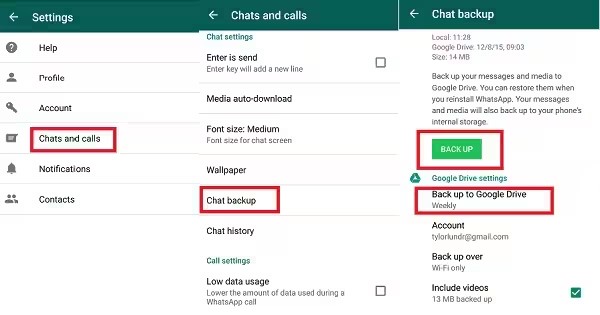 rastrea a alguien en whatsapp restaurando su copia de seguridad en tu google drive