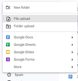 trasferisci file da PC a Samsung tramite Google Drive