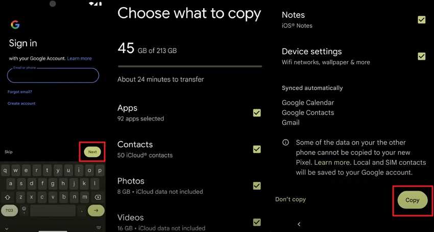 start android switch process