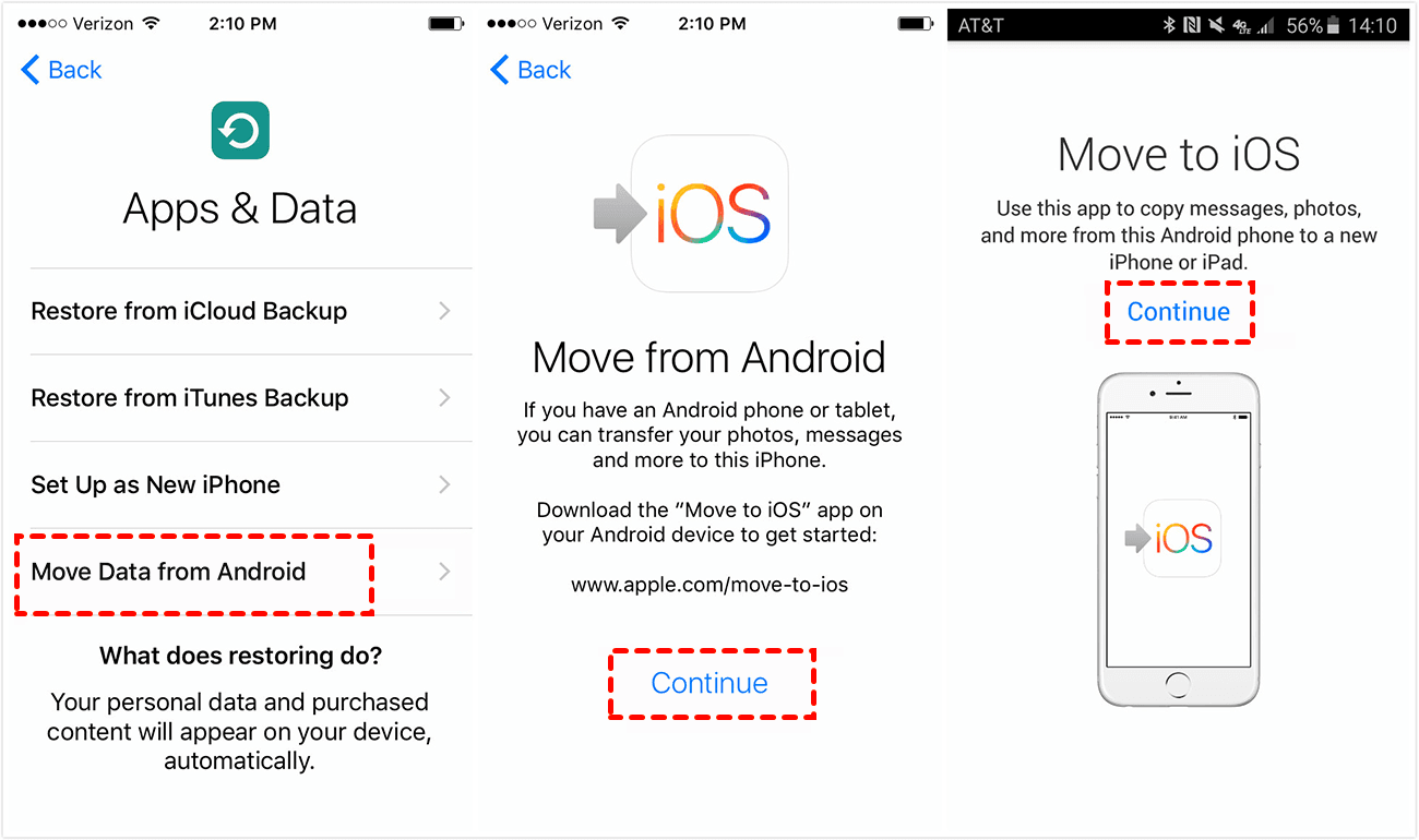 move to ios app