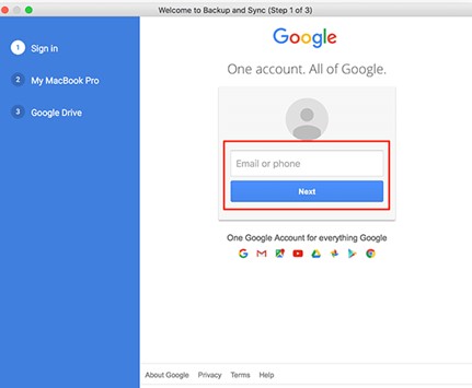 Accedi a Google Foto su Mac