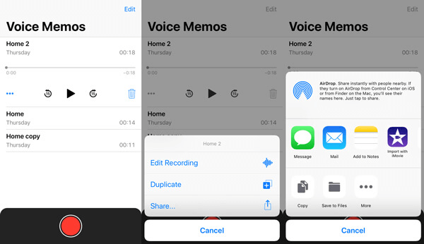 email copy voice memos from iphone to pc