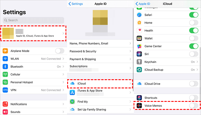 como transferir notas de voz do iphone para o pc usando a sincronização do iCloud 