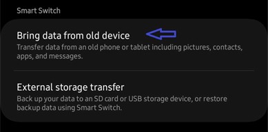 перенесите данные со старого устройства на samsung smart switch