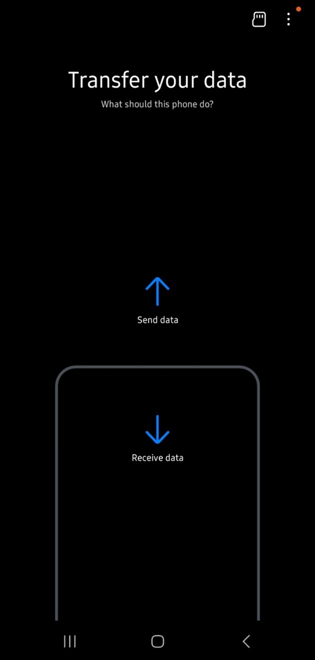 receive data on samsung smart switch