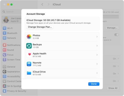 how to cancel icloud subscription on mac