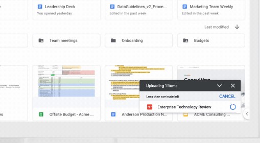 subir archivos o carpetas a google drive desde una computadora