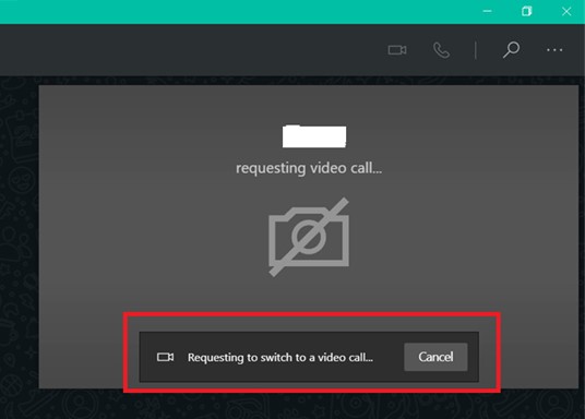 how to video chat on whatsapp web - whatsapp video call switch request