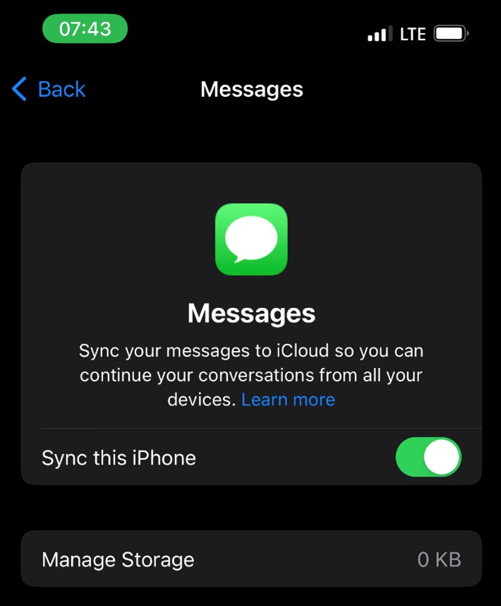 sincronizar este iphone para ver los mensajes del iphone en el pc