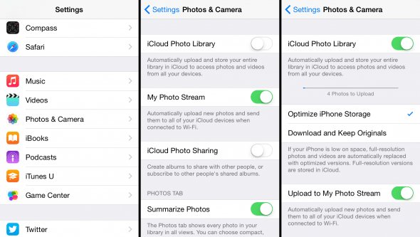 enable icloud photos