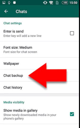 open chat backup