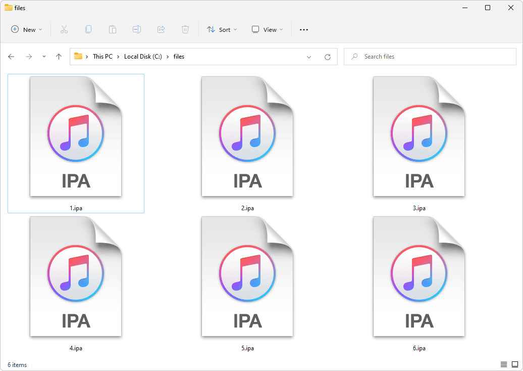 check all ipa files