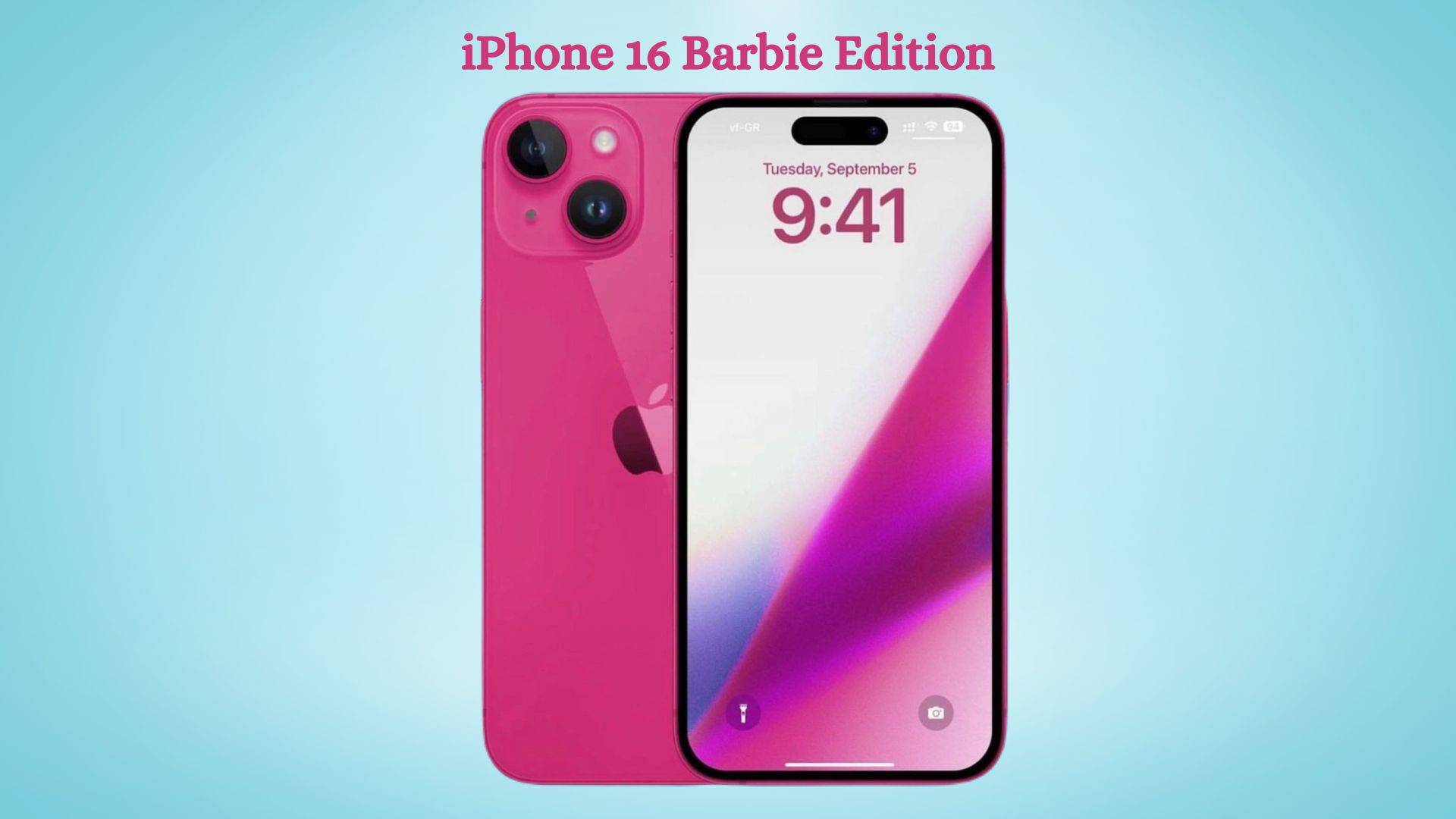 iphone 16 edición barbie